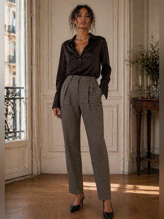 Brandy Melville Pants - John Galt Brandy Melville Plaid Pants XS/S | Y2K Academia | 24” Waist